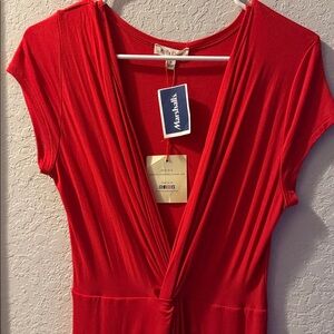 Elegant Red Women's Dress